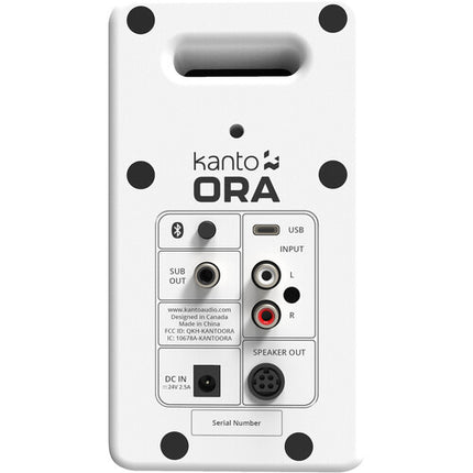 Kanto Living ORA Altavoces Activos Inalámbricos de Escritorio 50W RMS Blanco Mate