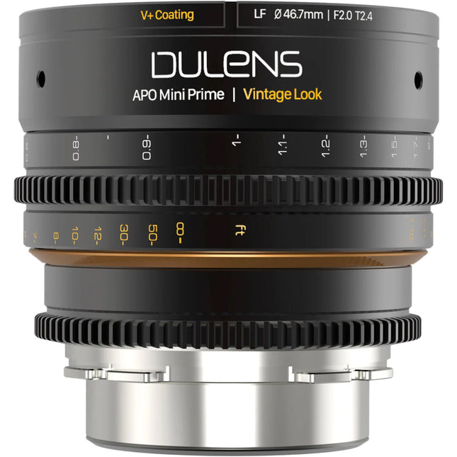 Dulens APO Mini Prime 43mm T2.4 Lente para Canon EF 80mm diámetro frontal