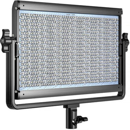 GVM 1500D Panel LED RGB Kit 2 Luces 9770 Lux Barndoor Difusor Maletín
