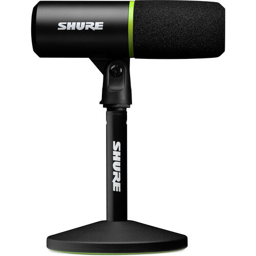 Shure MV6 Micrófono Cardioide USB para Gaming con grabación 24-Bit 48 kHz y soporte de escritorio
