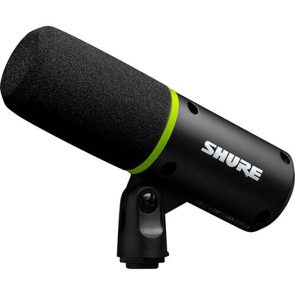 Shure MV6 Micrófono Cardioide USB para Gaming con grabación 24-Bit 48 kHz y soporte de escritorio