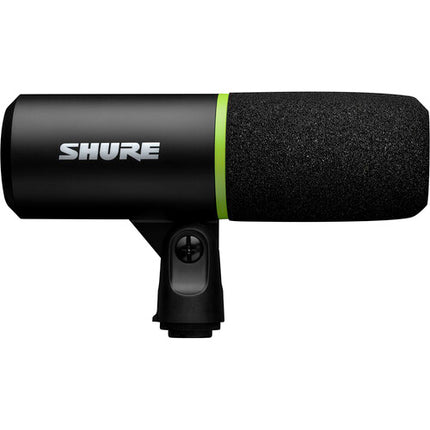 Shure MV6 Micrófono Cardioide USB para Gaming con grabación 24-Bit 48 kHz y soporte de escritorio