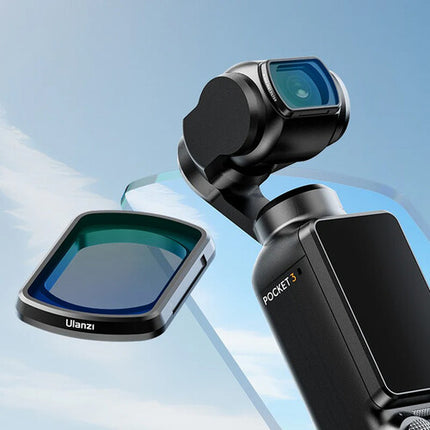 Ulanzi PK-01 Filtro Black Mist para DJI Osmo Pocket 3 Vidrio Óptico y Montura de Aluminio
