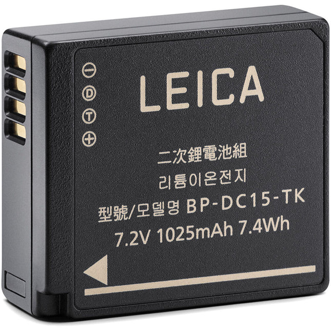 Leica BP-DC 15 batería de litio 7.2V 1025mAh para cámaras D-Lux 7 y 8