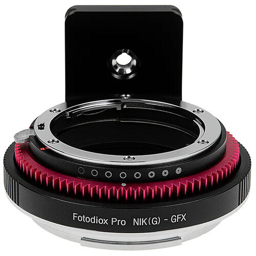 Adaptador de Montura FotodioX Nikon F a FUJIFILM G con Anillo de Apertura y Construcción Metálica