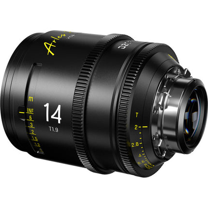 DZOFilm Arles 14mm T1.9 Lente Cine Prime Full Frame PL Mount 270° Foco