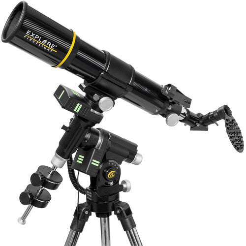 Explore Scientific FirstLight 80mm f/8 Telescopio Refractor Carbono 640mm Focal y Montura EQ GoTo Bluetooth