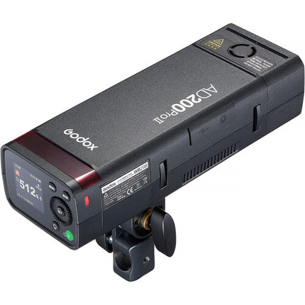 Godox AD200Pro II TTL Flash Portátil 200Ws Cabezas Speedlite y Bare Bulb