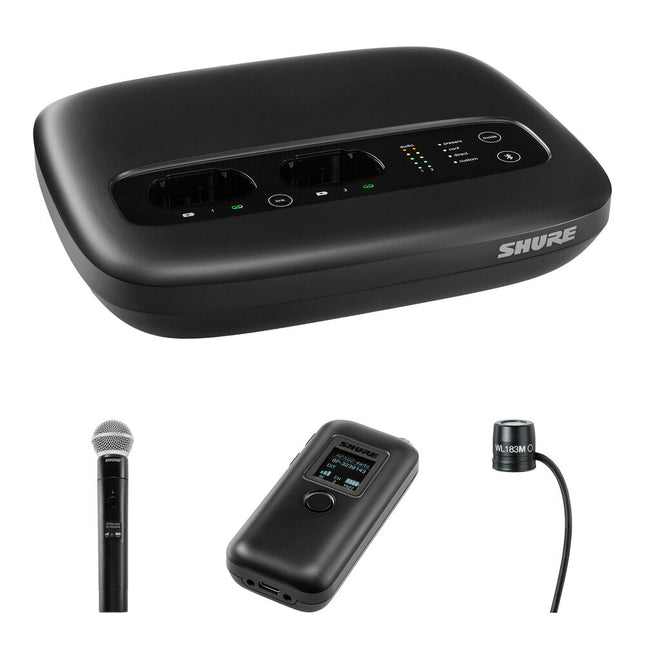 Shure MXW neXt 2 Sistema Inalámbrico Aula 2 Canales 17 Horas Batería