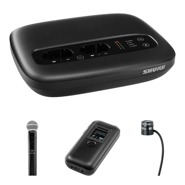 Shure MXW neXt 2 Sistema Inalámbrico Aula 2 Canales 17 Horas Batería