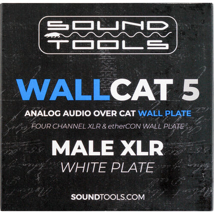 SoundTools WallCat 5 XLR Cable de Audio con 4 Conectores XLR Macho y EtherCon
