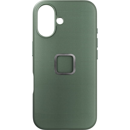Peak Design Mobile Everyday Funda para iPhone 16 Verde Sage con Conector SlimLink Magnético