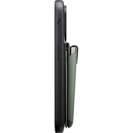 Peak Design Magnetic Mobile Stand Wallet Sage Cartera Magnética con Soporte para Móviles hasta 7 Tarjetas Resistente al Clima