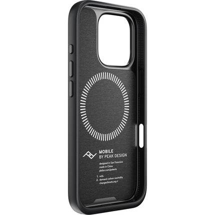 Funda Peak Design Mobile Everyday Loop para iPhone 16 Pro con imán y lazo integrado charcoal