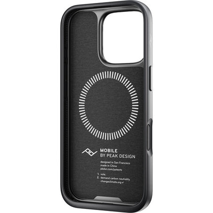 Funda Peak Design Mobile Everyday Loop para iPhone 16 Pro con imán y lazo integrado charcoal