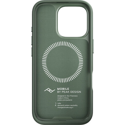 Peak Design Mobile Everyday Loop Funda para iPhone 16 Pro con Bucle Integrado y Protección de Bumper