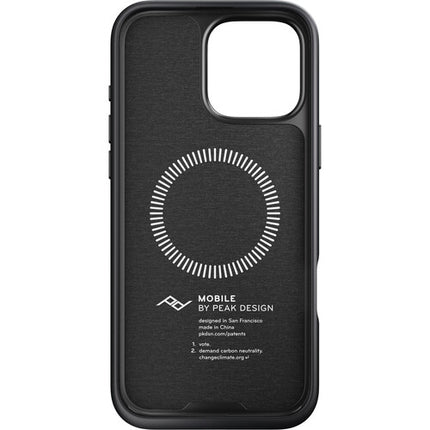 Peak Design Mobile Everyday Loop Funda para iPhone 16 Pro Max con Bucle Integrado y Bumper de Goma
