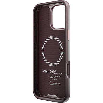 Funda Peak Design Mobile Everyday Loop para iPhone 16 Pro Max con Bucle Integrado Bumper de Goma