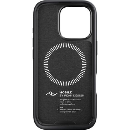 Peak Design Mobile Everyday Funda para iPhone 16 Pro Perfil Delgado 0.1 Pulgadas