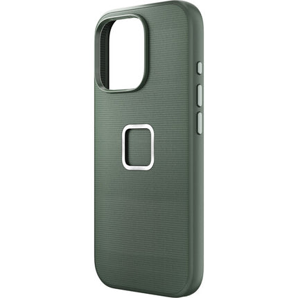 Funda para iPhone 16 Pro Peak Design Mobile Everyday con conexión magnética y aluminio anodizado Sage