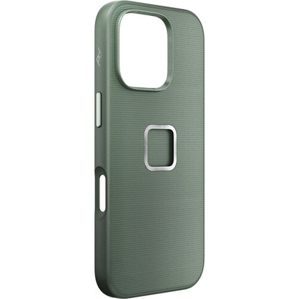 Funda para iPhone 16 Pro Peak Design Mobile Everyday con conexión magnética y aluminio anodizado Sage