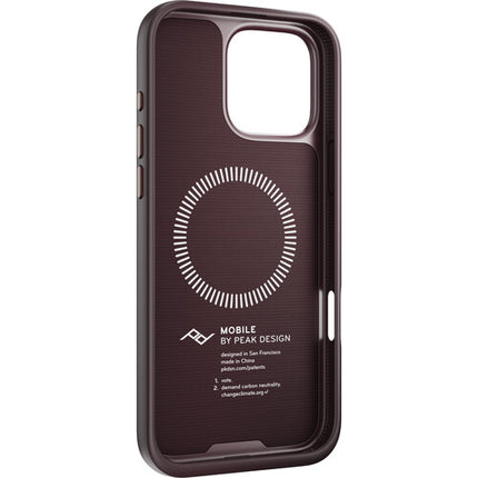 Peak Design Mobile Everyday Funda para iPhone 16 Pro Max Perfil Slim 0.1" Eclipse