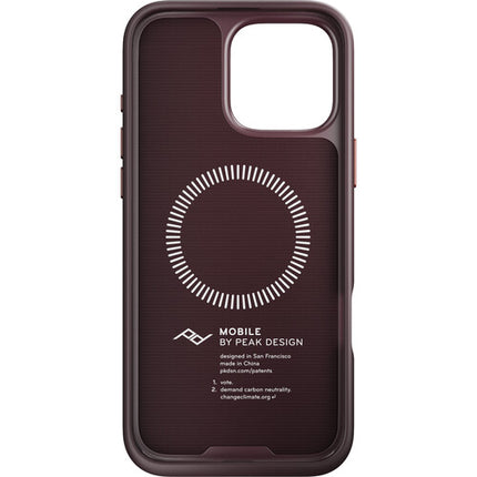 Peak Design Mobile Everyday Funda para iPhone 16 Pro Max Perfil Slim 0.1" Eclipse