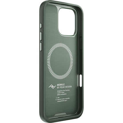 Funda Peak Design Mobile Everyday para iPhone 16 Pro Max Sage con Conector SlimLink Magnético