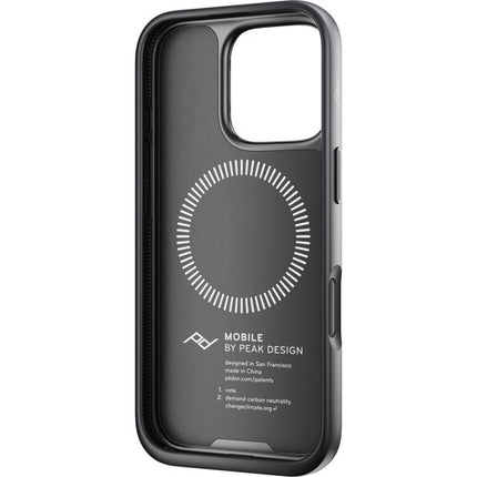 Funda Peak Design Mobile Everyday Clarino para iPhone 16 Pro con Conector SlimLink Magnético y Perfil Delgado 0.1"