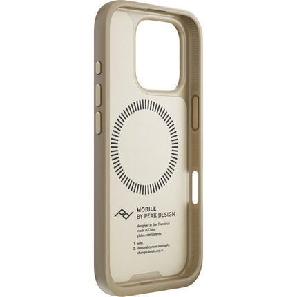 Estuche Peak Design Mobile Everyday Clarino para iPhone 16 Pro perfil 0.1 pulgadas con conexión magnética SlimLink