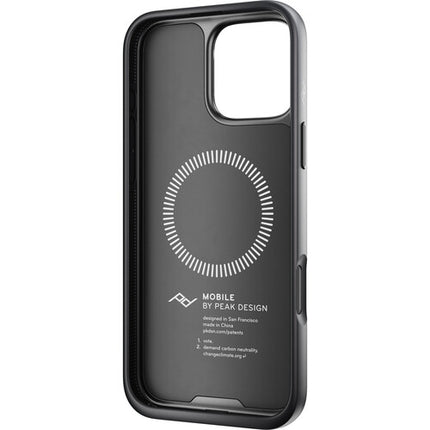 Peak Design Mobile Everyday Clarino Funda para iPhone 16 Pro Max Perfil Slim 0.1 pulgadas Puntos de anclaje dobles