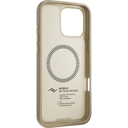 Funda Peak Design Mobile Everyday Clarino para iPhone 16 Pro Max piel vegana perfil delgado 0.1 pulgadas