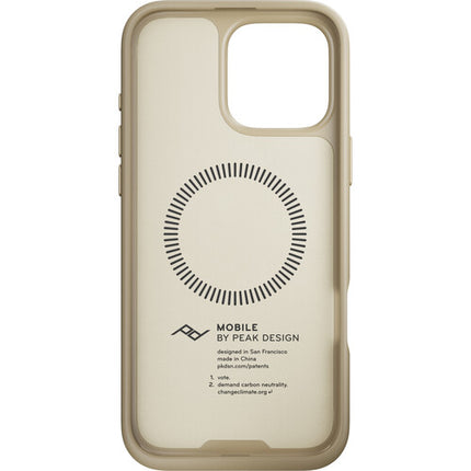 Funda Peak Design Mobile Everyday Clarino para iPhone 16 Pro Max piel vegana perfil delgado 0.1 pulgadas