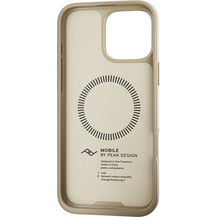 Funda Peak Design Mobile Everyday Clarino para iPhone 16 Pro Max piel vegana perfil delgado 0.1 pulgadas