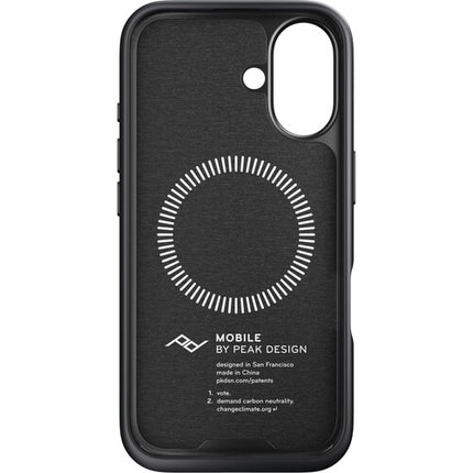 Peak Design Mobile Everyday Funda para iPhone 16 Conector SlimLink Magnético Perfil Delgado