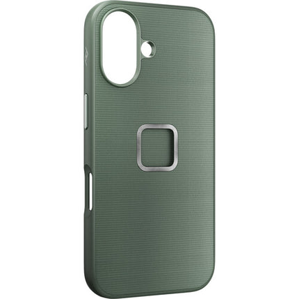 Peak Design Mobile Everyday Funda para iPhone 16 Verde Sage con Conector SlimLink Magnético