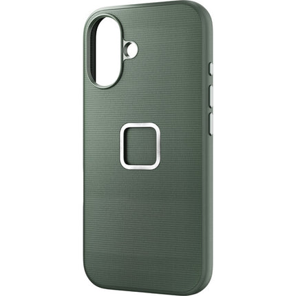 Peak Design Mobile Everyday Funda para iPhone 16 Verde Sage con Conector SlimLink Magnético