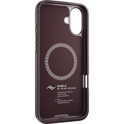 Peak Design Mobile Funda de Tela para iPhone 16 Plus Perfil Slim 0.1" Eclipse