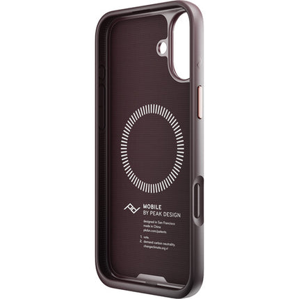Peak Design Mobile Funda de Tela para iPhone 16 Plus Perfil Slim 0.1" Eclipse