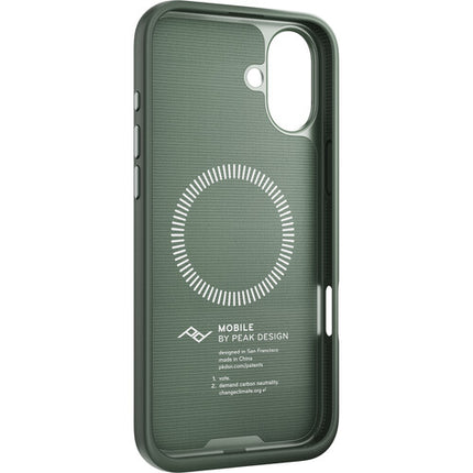 Peak Design Mobile Everyday Funda para iPhone 16 Plus 0.1" Perfil Material Recycled Nylon