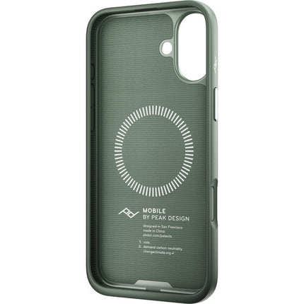 Peak Design Mobile Everyday Funda para iPhone 16 Plus 0.1" Perfil Material Recycled Nylon