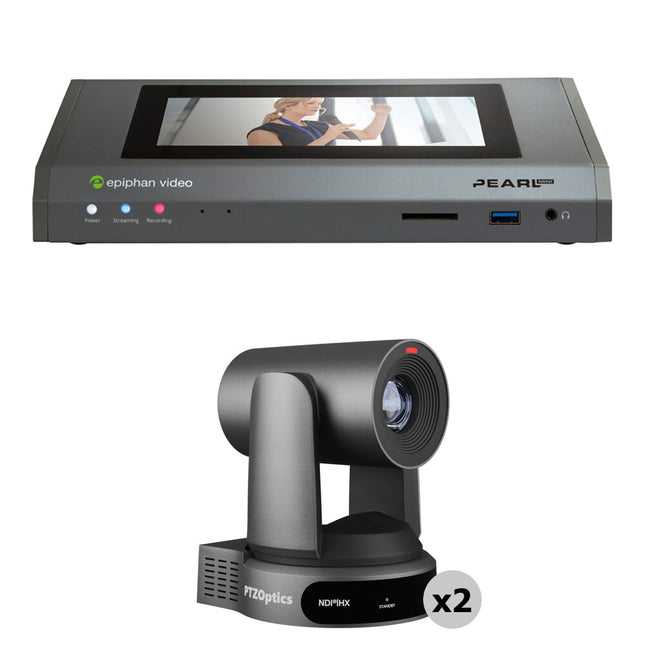 Epiphan Pearl Mini Sistema de Producción Video con 2 Cámaras PTZ 30x UHD 4K