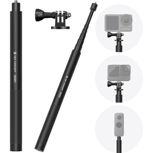 K&F Concept MS07 Palo Selfie Invisible 5 Pies Aluminio Extensible