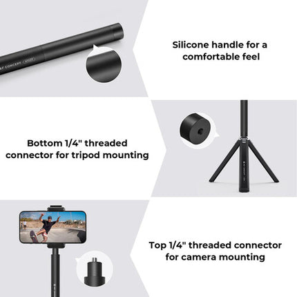 K&F Concept MS07 Palo Selfie Invisible 5 Pies Aluminio Extensible