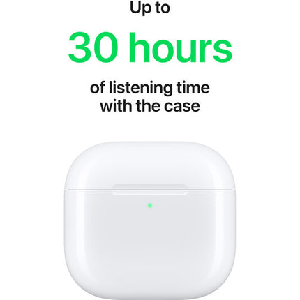 Apple AirPods 4ª Generación Auriculares Inalámbricos Estuche USB-C 30 Horas Reproducción IP54