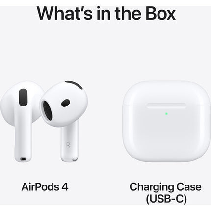 Apple AirPods 4ª Generación Auriculares Inalámbricos Estuche USB-C 30 Horas Reproducción IP54
