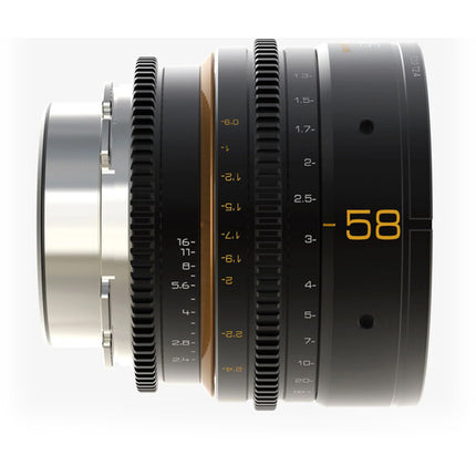 Dulens APO Mini Prime 58mm T2.4 Lente Canon EF con Montura Intercambiable