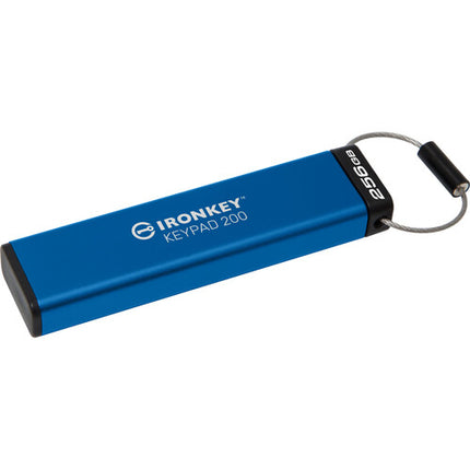 Kingston 256GB IronKey Keypad 200 USB-A 3.2 Gen 1 Unidad Flash con Encriptación