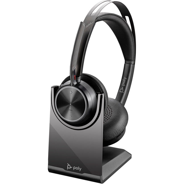 Poly Voyager Focus 2 UC Auricular Bluetooth Estéreo 25 Horas Batería con Base de Carga