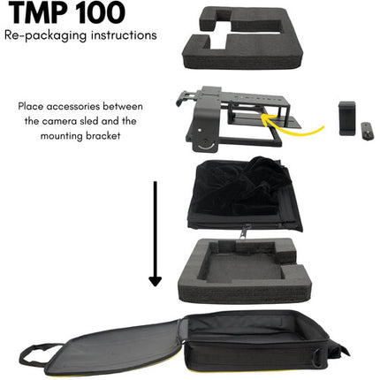 Glide Gear iPad Smartphone Teleprompter V2 Teleprompter móvil con tripié y divisor 70/30